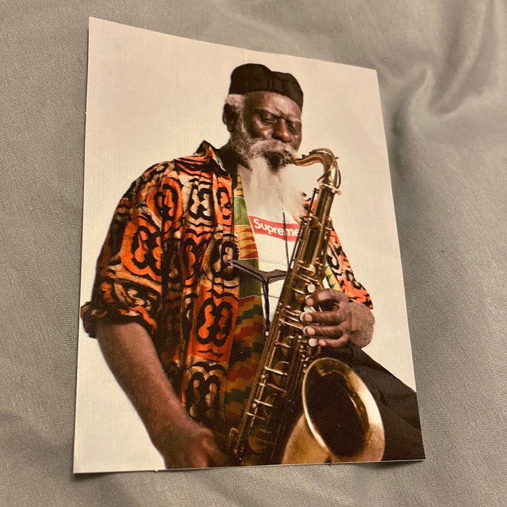 Supreme x Pharoah Sanders sticker decal